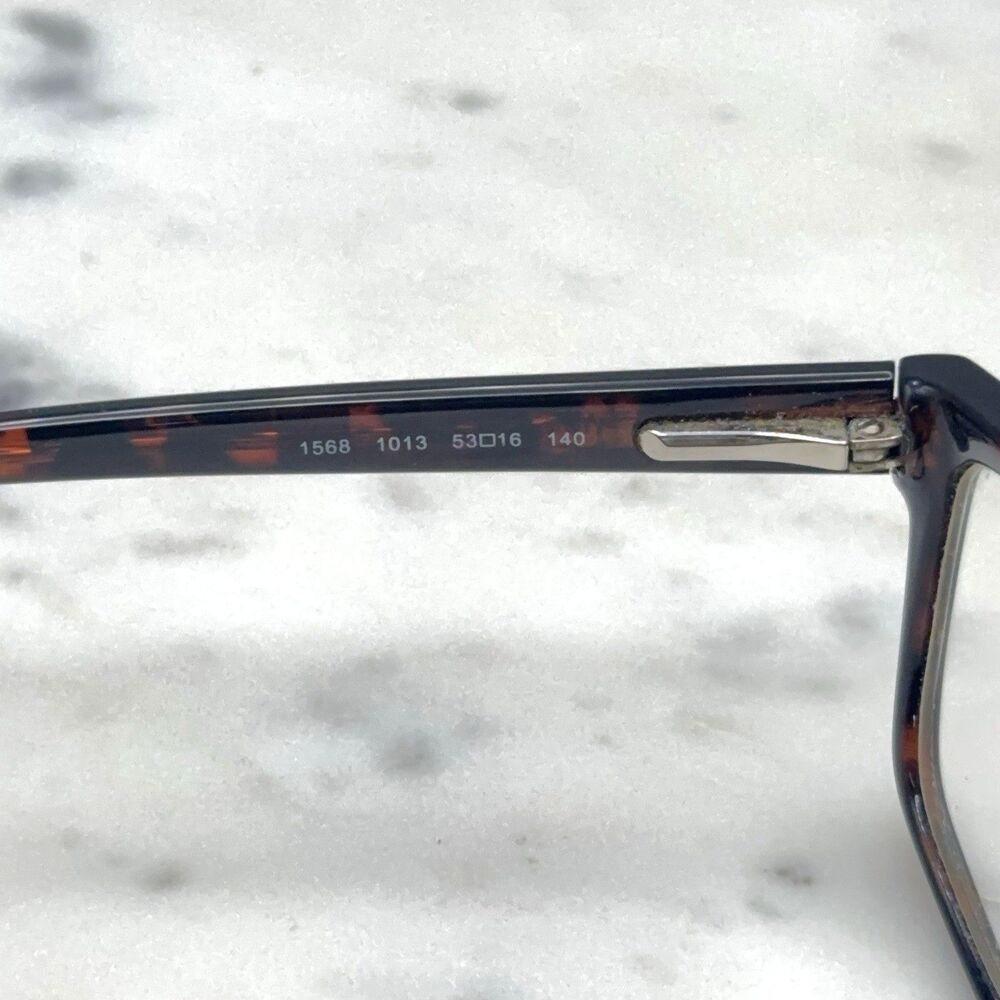 Sferoflex 1568 1013 Tortoise Brown Full Rim Eyeglasses Frames Only 53-16-140 - Picture 7 of 10